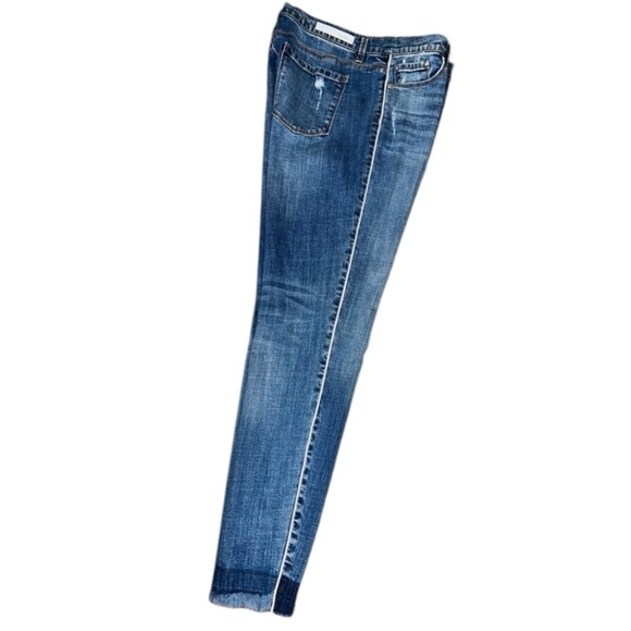 Blue Revival Distressed Frayed Denim Jean Sz.32 - Picture 4 of 10